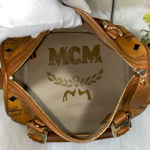 Authentic Mcm Congac Boston - Picture 13 of 15
